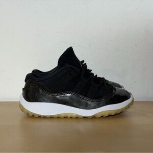 Nike Air Jordan 11 Retro Low TD Barons Sneakers 505836 010 Toddler Size 9C